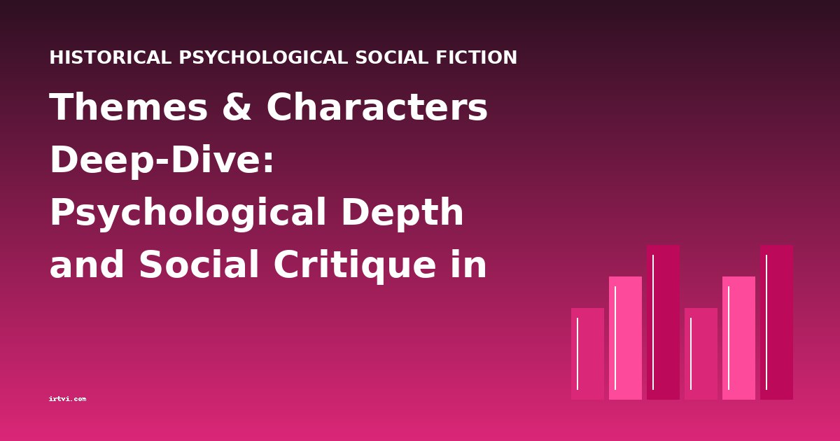Themes & Characters Deep-Dive: Psychological Depth and Social Critique in 19th-Century Fiction