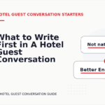 What to Write First in A Hotel Guest Conversation