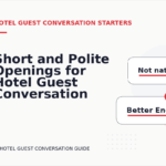 Short and Polite Openings for Hotel Guest Conversation English