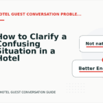 How to Clarify a Confusing Situation in a Hotel Guest Conversation