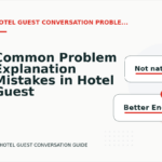 Common Problem Explanation Mistakes in Hotel Guest Conversation English