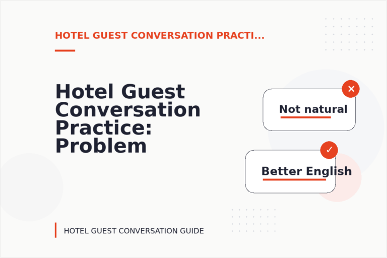 Hotel Guest Conversation Practice: Problem and Solution Replies Hotel Guest Conversation Practice: Problem and Solution Replies