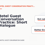 Hotel Guest Conversation Practice: Short Dialogue Examples