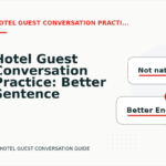 Hotel Guest Conversation Practice: Better Sentence Choices