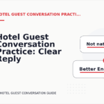 Hotel Guest Conversation Practice: Clear Reply Patterns