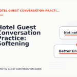 Hotel Guest Conversation Practice: Softening Direct Sentences